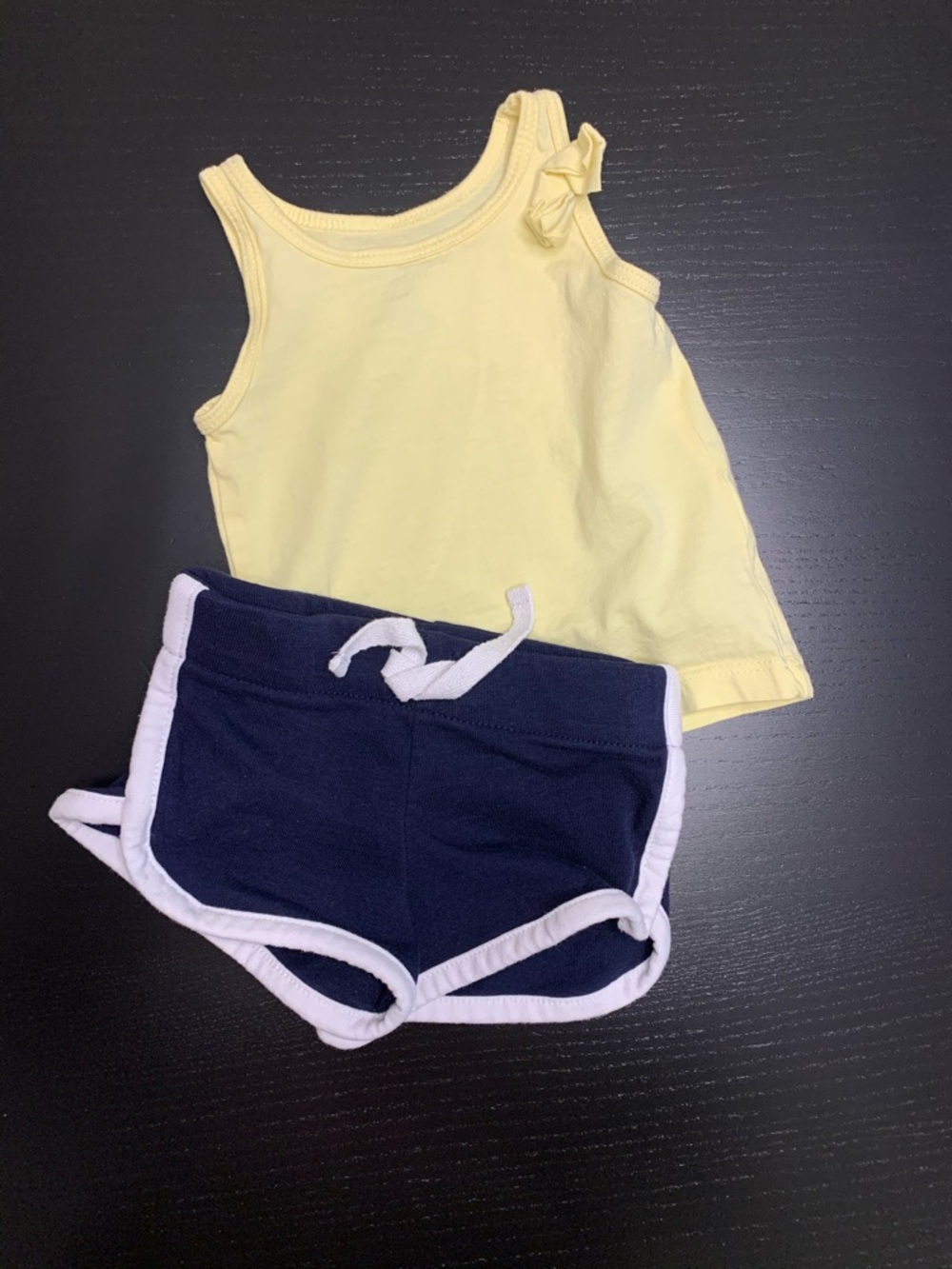 ⭐️2/$11.00⭐️ OshKosh B'gosh 3m Navy and Yellow Set